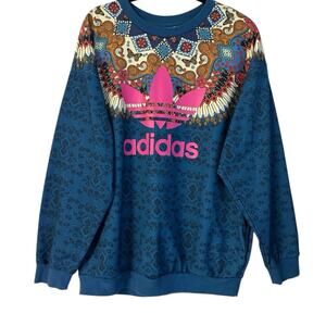 Adidas x Farm Rio Butterfly Kaleidoscope Sweatshirt Size Medium Borbomix Floral